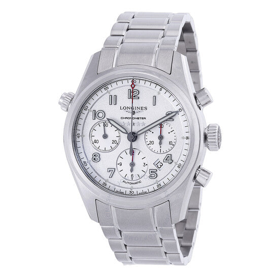 Longines, Spirit Chronograph Automatic Chronometer Silver Dial Men's Watch
