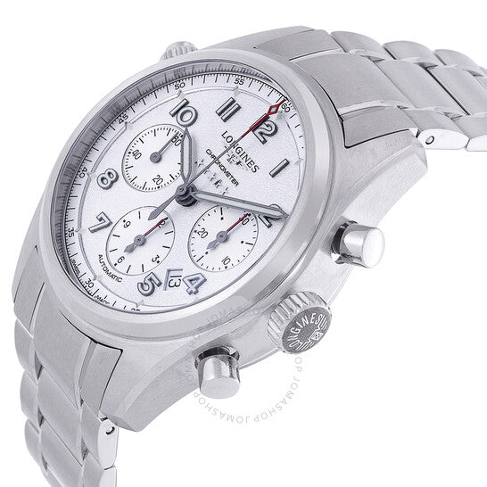 Longines, Spirit Chronograph Automatic Chronometer Silver Dial Men's Watch