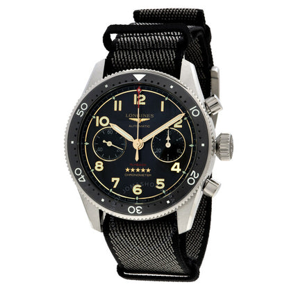 Longines, Spirit Flyback Chronograph Automatic Black Dial Men's Watch