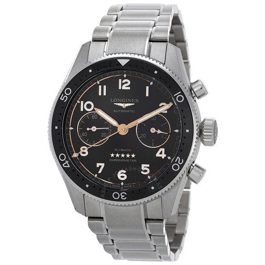 Longines, Spirit Flyback Chronograph Automatic Black Dial Men's Watch