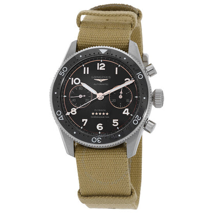 Longines, Spirit Flyback Chronograph Automatic Black Men's Watch