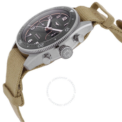 Longines, Spirit Flyback Chronograph Automatic Black Men's Watch