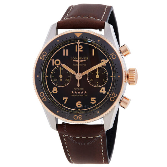 Longines, Spirit Flyback Chronograph Automatic Brown Dial Watch