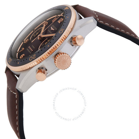 Longines, Spirit Flyback Chronograph Automatic Brown Dial Watch