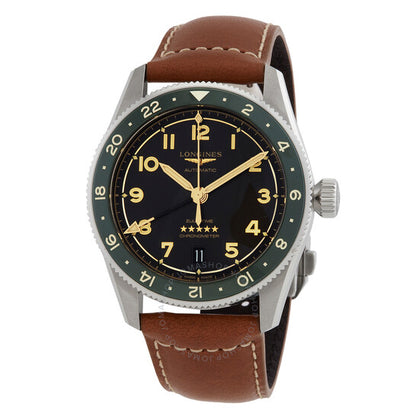 Longines, Spirit Zulu Time Automatic Black Dial Men's Watch