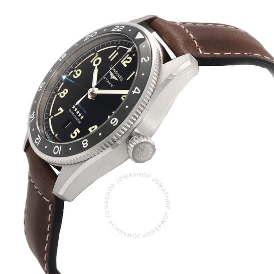 Longines, Spirit Zulu Time Automatic Black Dial Men's Watch