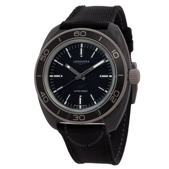Longines, Ultra-Chron Carbon Automatic Anthracite Dial Men's Watch