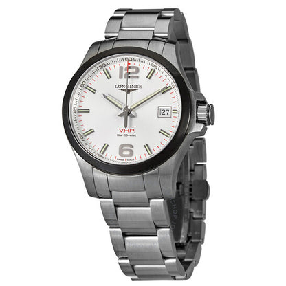Longines, V.H.P Conquest Quartz Silver Dial Men's Watch