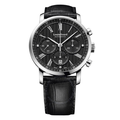 Louis Erard, Excellence Chronograph Automatic Black Dial Men's Watch