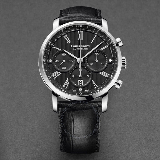 Louis Erard, Excellence Chronograph Automatic Black Dial Men's Watch