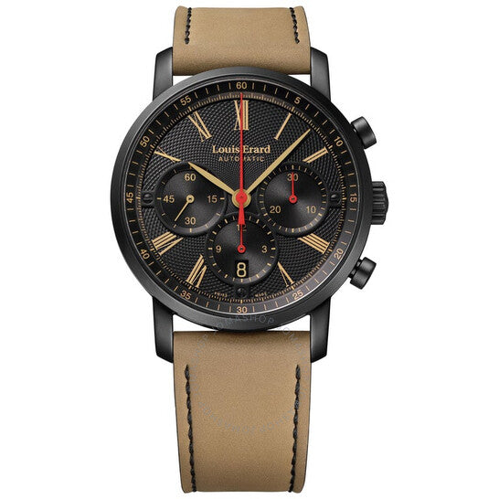 Louis Erard, Excellence Chronograph Automatic Black Dial Men's Watch
