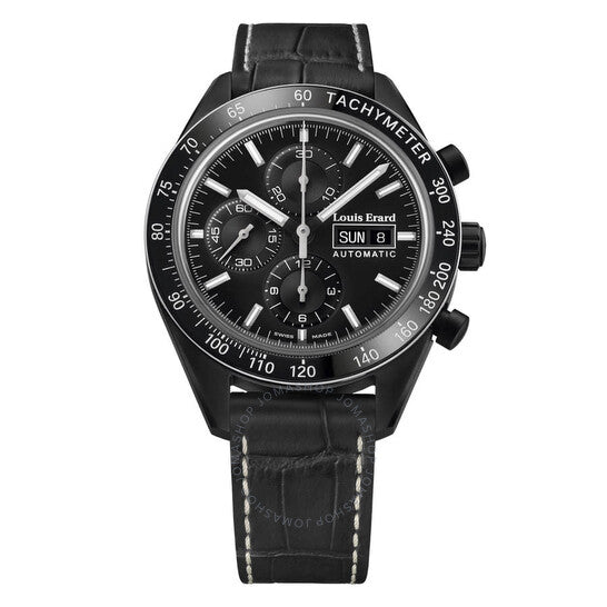 Louis Erard, Sportive Chronograph Automatic Black Dial Men's Watch