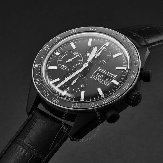 Louis Erard, Sportive Chronograph Automatic Black Dial Men's Watch