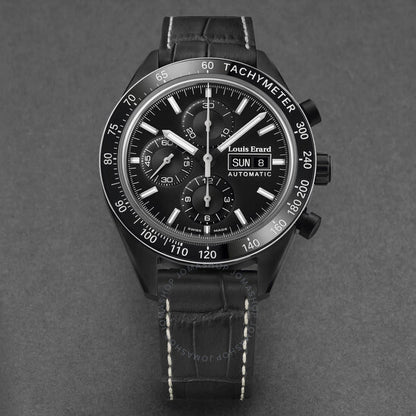 Louis Erard, Sportive Chronograph Automatic Black Dial Men's Watch