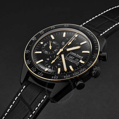Louis Erard, Sportive Chronograph Automatic Black Dial Men's Watch
