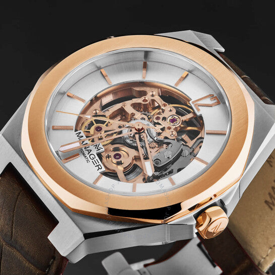 Manager, Open mind Automatic Silver Dial Men's Watch