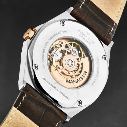 Manager, Open mind Automatic Silver Dial Men's Watch