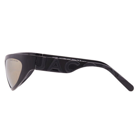 Bronze Mirror Wrap Ladies Sunglasses