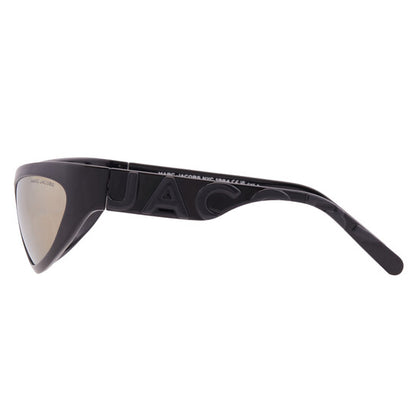 Bronze Mirror Wrap Ladies Sunglasses