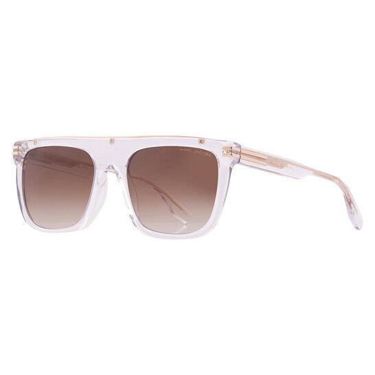 Brown Gradient Browline Men's Sunglasses