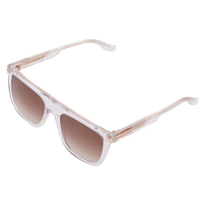 Brown Gradient Browline Men's Sunglasses