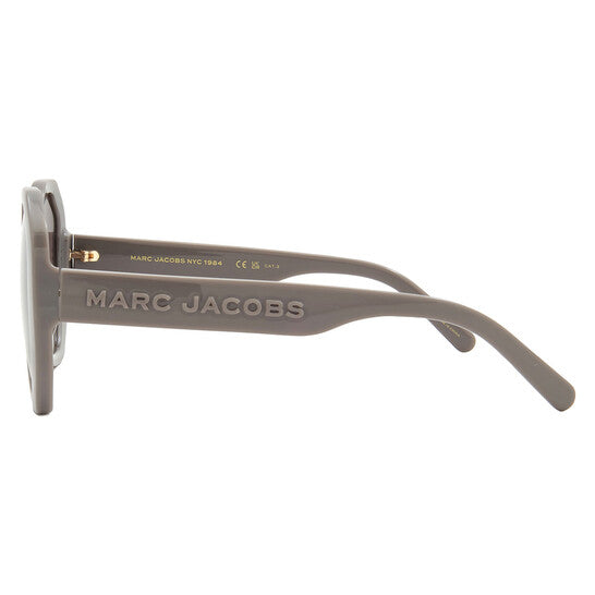 Brown Gradient Geometric Ladies Sunglasses