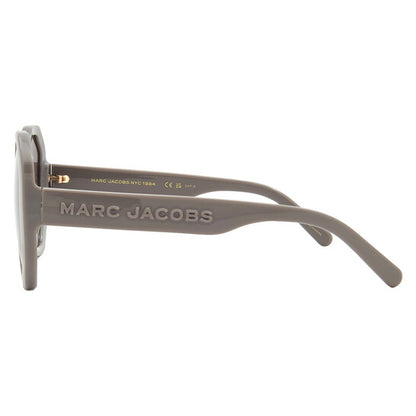 Brown Gradient Geometric Ladies Sunglasses