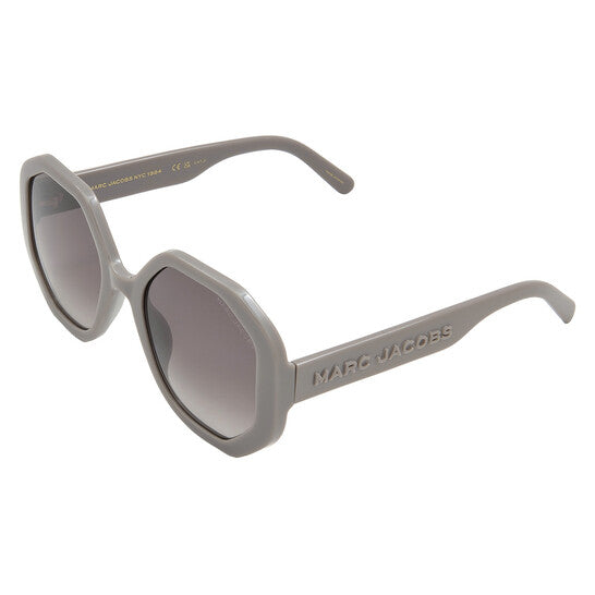 Brown Gradient Geometric Ladies Sunglasses
