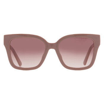 Brown Gradient Square Ladies Sunglasses