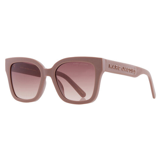 Brown Gradient Square Ladies Sunglasses