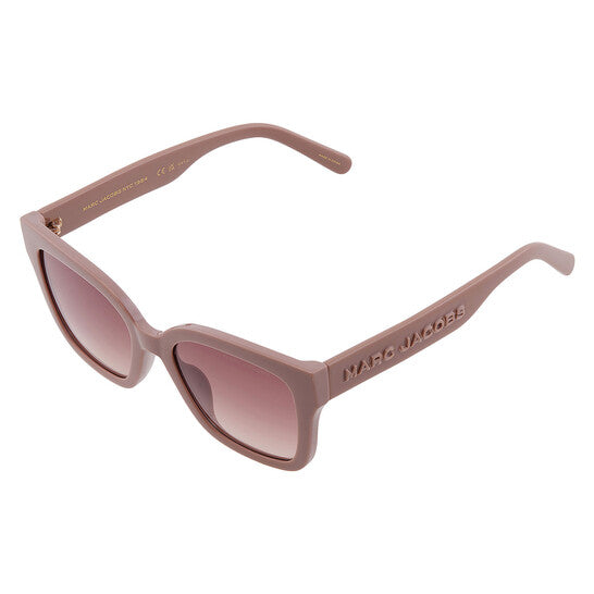 Brown Gradient Square Ladies Sunglasses