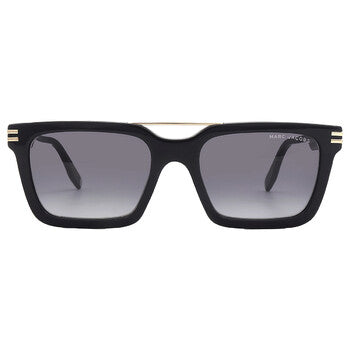 Dark Grey Shaded Rectangular Men's Sunglasses