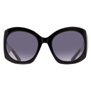 Gradient Dark Grey Butterfly Ladies Sunglasses