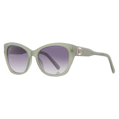 Gradient Grey Azure Blue Cat Eye Ladies Sunglasses