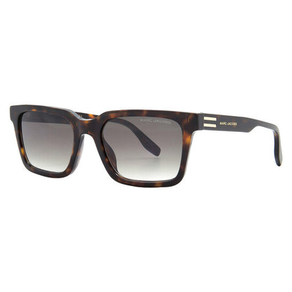 Green Shaded Rectangular Men's Sunglasses