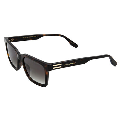 Green Shaded Rectangular Men's Sunglasses
