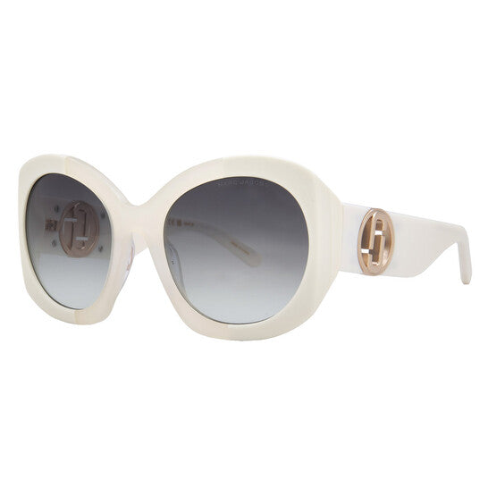 Grey Azure Oval Ladies Sunglasses