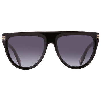 Grey Gradient Browline Ladies Sunglasses