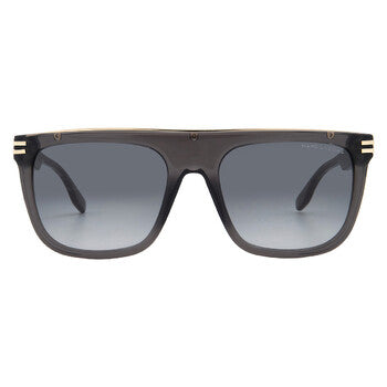 Grey Gradient Browline Men's Sunglasses