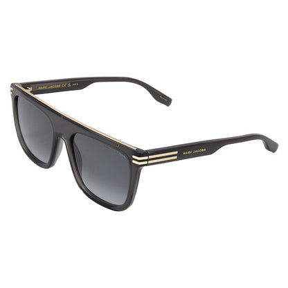 Grey Gradient Browline Men's Sunglasses