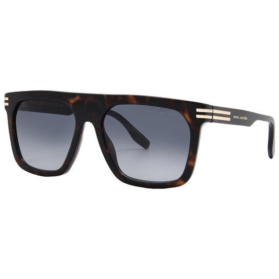Grey Gradient Browline Men's Sunglasses