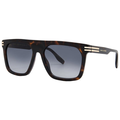 Grey Gradient Browline Men's Sunglasses