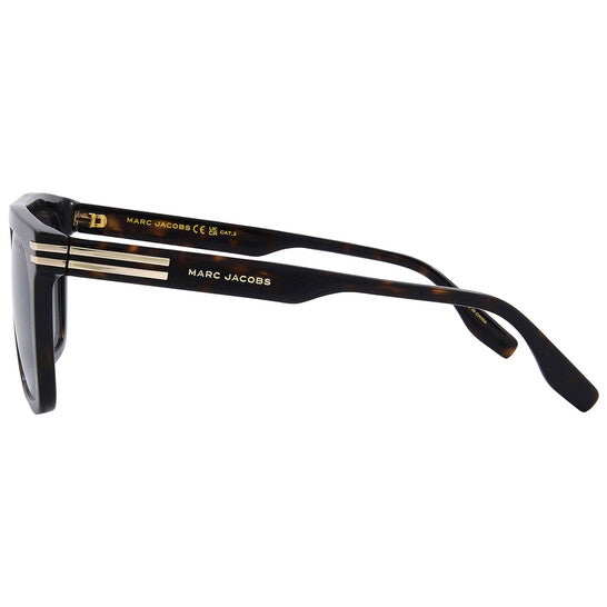 Grey Gradient Browline Men's Sunglasses