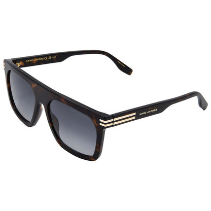 Grey Gradient Browline Men's Sunglasses