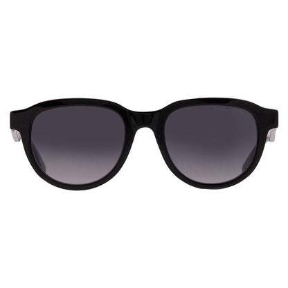 Grey Gradient Oval Men's Sunglasses