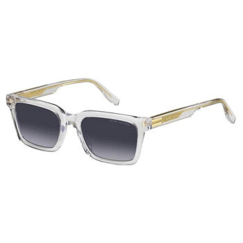 Grey Gradient Rectangular Men's Sunglasses