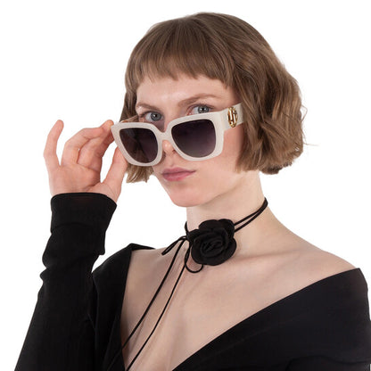 Grey Gradient Butterfly Ladies Sunglasses