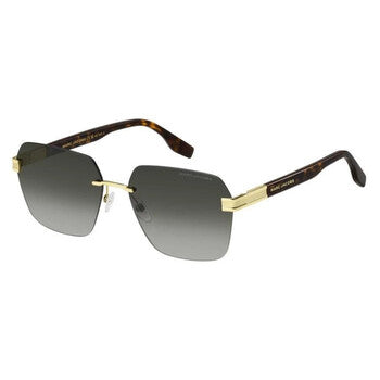 Grey Gradient Square Men's Sunglasses