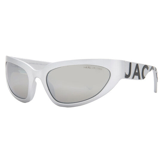 Silver Flash Mirror Wrap Ladies Sunglasses