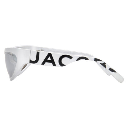 Silver Flash Mirror Wrap Ladies Sunglasses